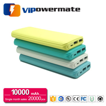 High quanlity hi-tech travel polymer battery cell mobile power bank charger 10000mah